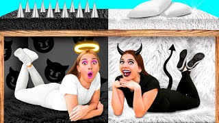 Secret Rooms Under The Bed | Rich VS Broke Funny Moments by BaRaFun Challenge