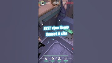 valorant viper lineups on sunset part 1 #viperlineups