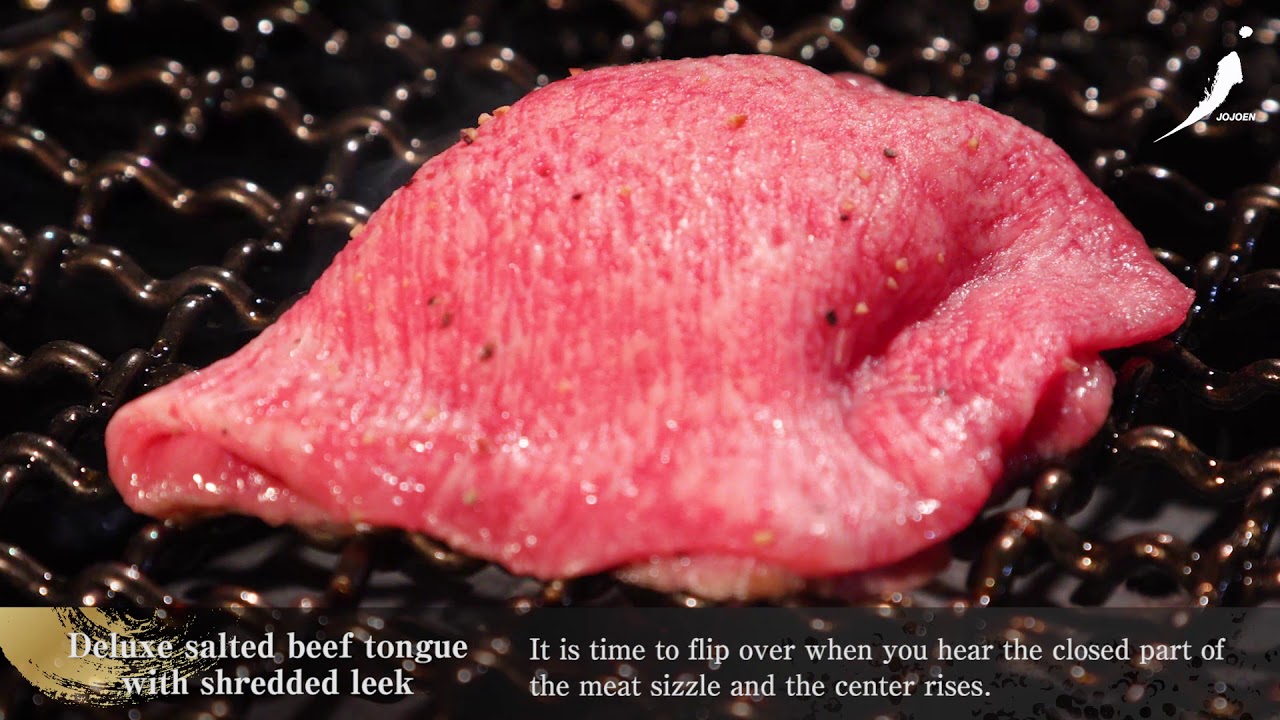 【Yakiniku JOJOEN Official】Deluxe saltedbeef tonguewith shredded leeks