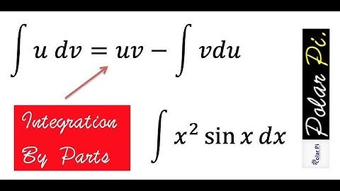 Integration by Parts - (Integral x^2sin(x)dx)