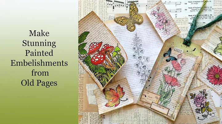 How to create easy Book Page Art