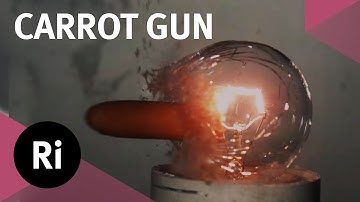 High-Speed Collisions in Space – Experiments with a Carrot Gun