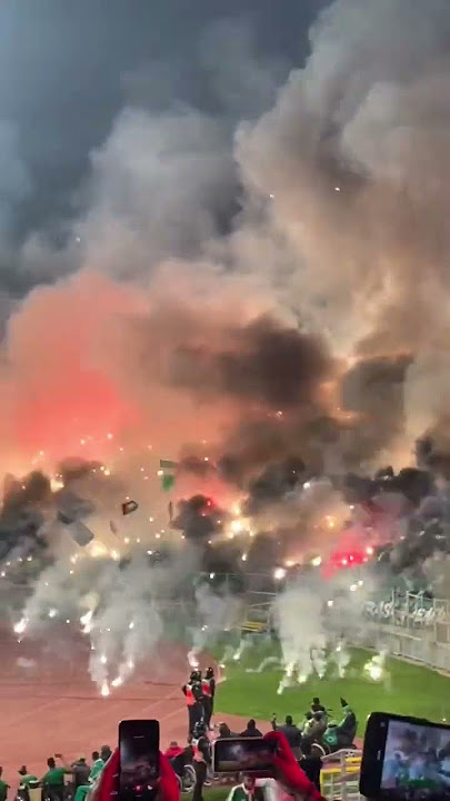 Raja Casablanca fans know how to make an impressive atmosphere! 🤩🔥