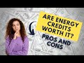 "Are Energy Credits Worth It?" Pros and Cons