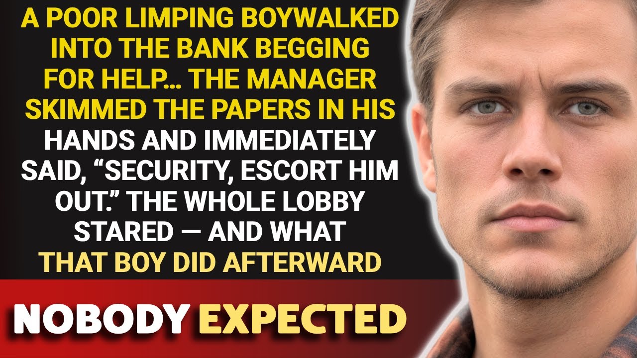 Бедный брошенный мальчик вошёл в банк, держа в руках записку… Когда управляющий прочитал её, он п...