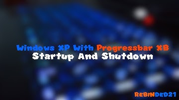 Windows XP With Progressbar XB Sounds