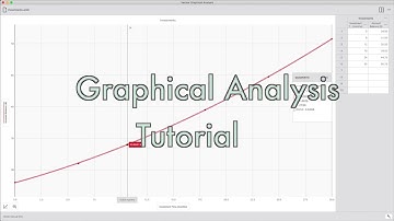 Vernier Graphical Analysis Tutorial