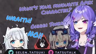 Selen Asked Uto What's Her Favourite Apex Character【Selen/Uto/Restya】 Selen Asked Uto What's Her Favourite Apex Character【Selen/Uto/Restya】