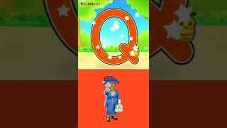 Phonics Song for Toddlers | Q For Queen | Q For Question | Q For Quite  | Q Short video