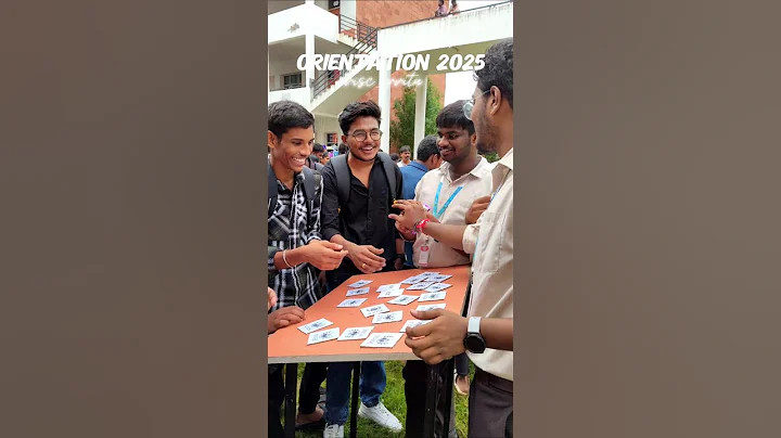 clips of orientation class of 2029 #vvit#vvitu #lifethroughabid #memories