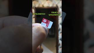 “Unlimited” Doesn’t Mean Unlimited #shorts
