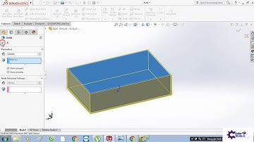 24 Lenh shell trong solidworks