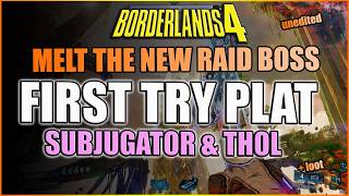 We Melted the New Borderlands 4 Raid Boss FIRST TRY! [Platinum Rank + Loot Show]