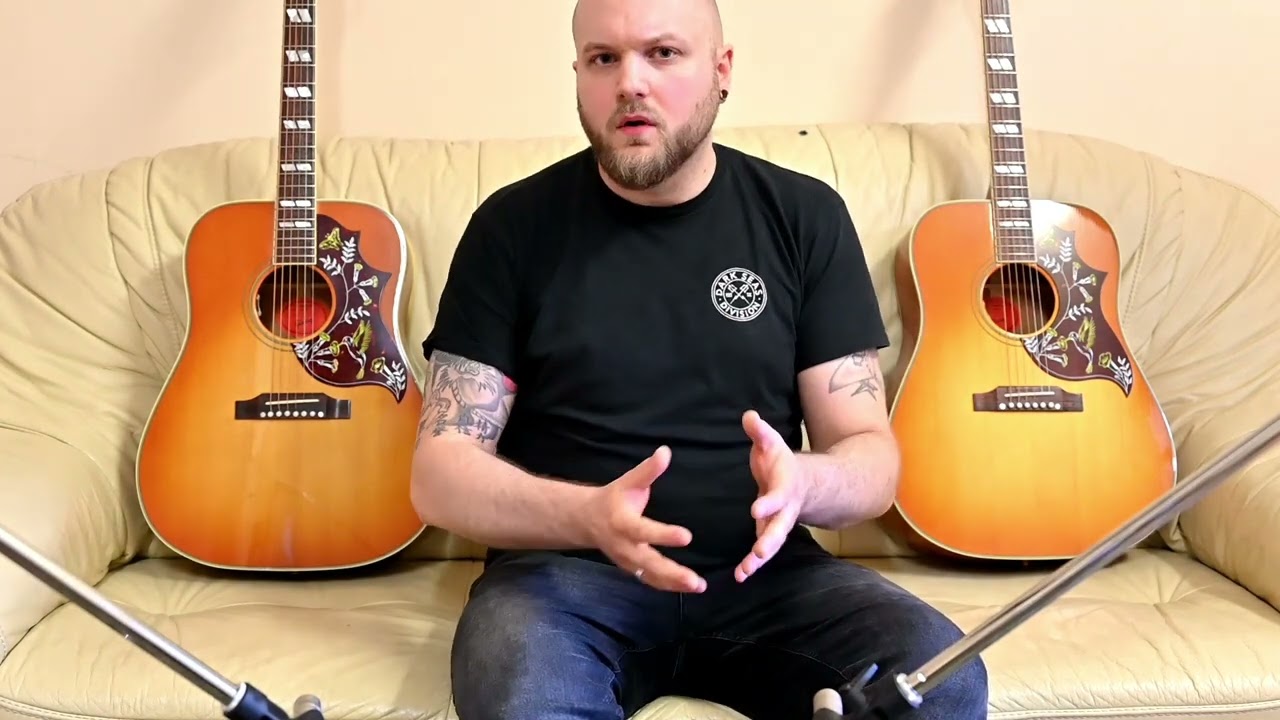 The NEW Gibson Hummingbird Original Heritage Cherry Sunburst with