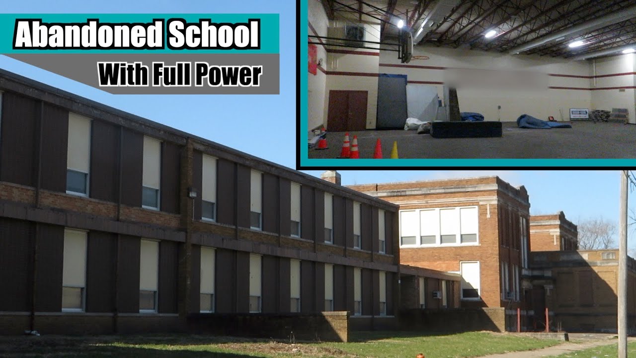 Exploring a Large Abandoned School with Full Power - YouTube