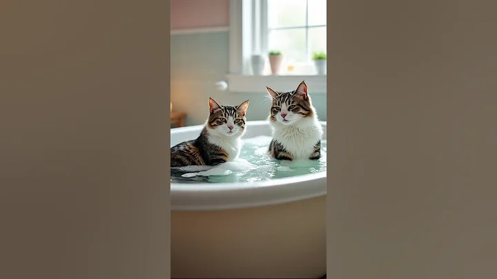 Video 10081841: kitty bath, cat cutecat love, cuteness cutecat