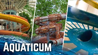 ALL WATER SLIDES at Aquaticum Debrecen | 2020 | Csúszdak