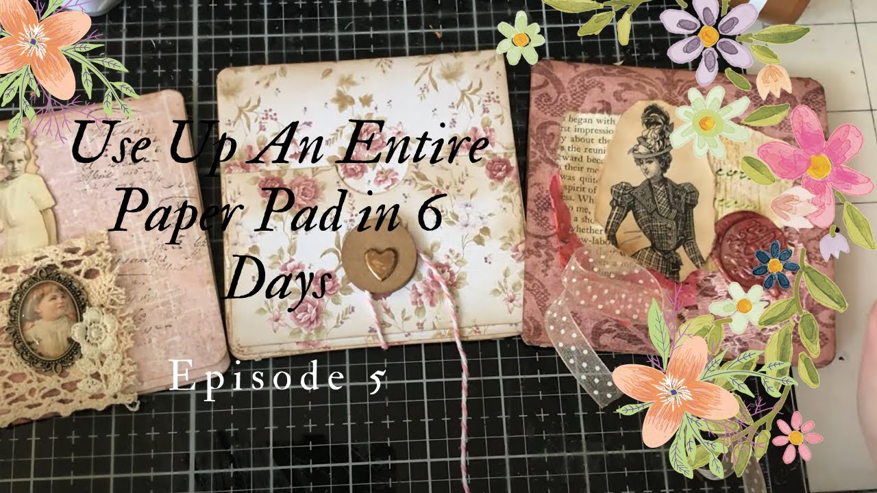 Use Up 12 x 12 Paper Pad Ep 5 - Complete Sheet Pocket Fold Out