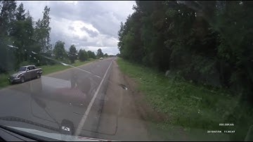 Aggressive Driver Rolls and Regrets || ViralHog