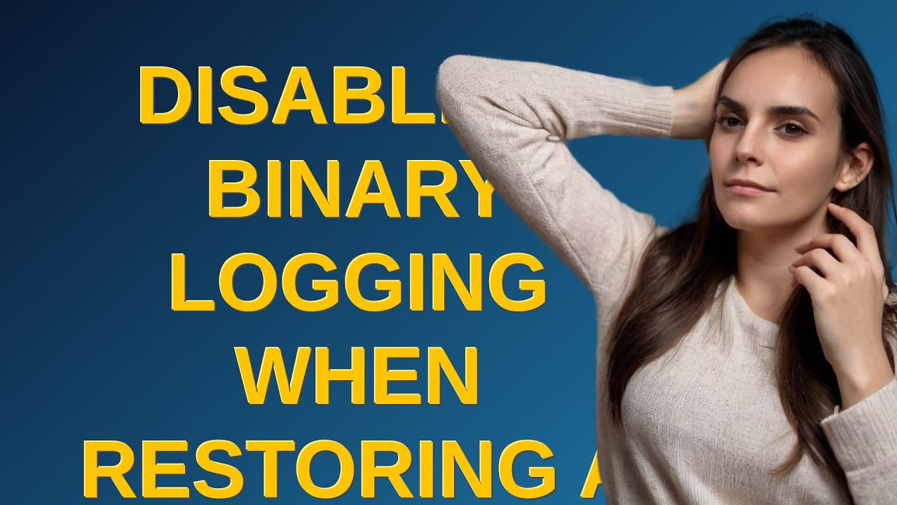 Dba: Disabling binary logging when restoring a compressed MySQL dump ...