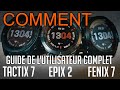 Comment utiliser les montres garmin fenix 7  epix 2  tactix 7  enduro 2