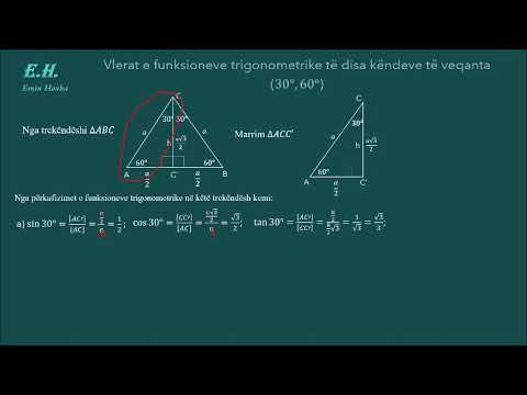 Video: Si Të Gjeni Vlerën E Funksioneve Trigonometrike