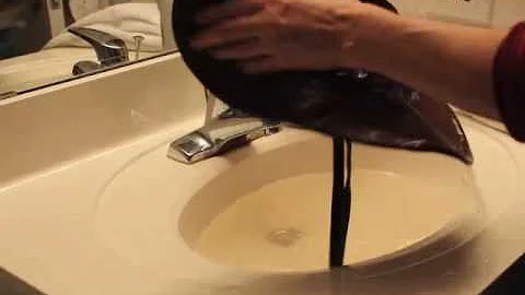 My Tilley hat takes a bath