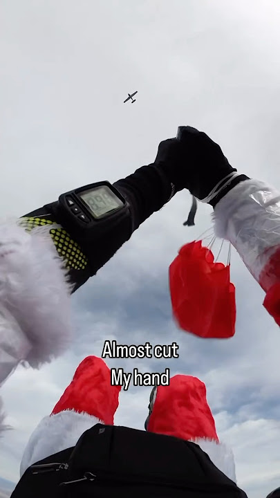 Cheap parachute from amazon test . Don’t do it at home