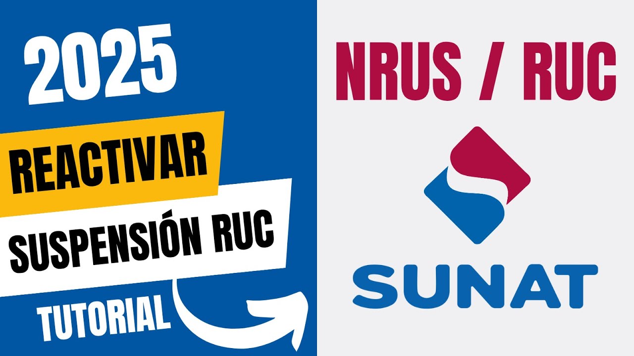 ✅ CÓMO REACTIVAR RUC con SUSPENSIÓN TEMPORAL DE ACTIVIDADES / TUTORIAL 😎 