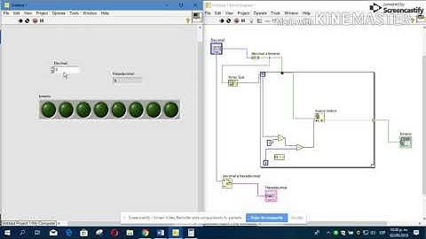 Conversión decimal a binario y hexadecimal en labview