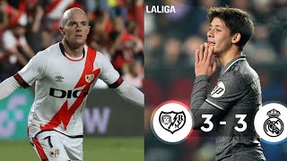 😁 Rayo Vallecano 3-3 Real Madrid : QUEL MATCH !