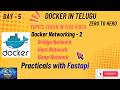 Day-5 Docker Networking Practicals | #devops #docker #devsecops #mlops #education