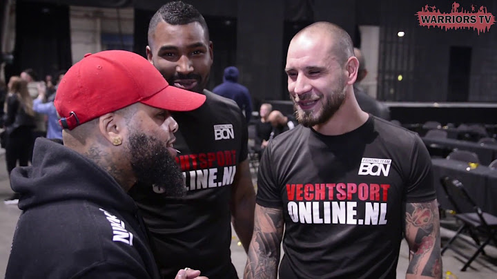 Warriors TV Report: "Trainers Van BadNews  over zijn overwinning & Levi Rigters win Belt"