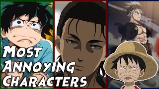 Top 5 Most Annoying Anime Characters