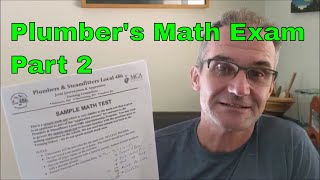 How to Succeed on the Plumbers Math Test Part 2 with link