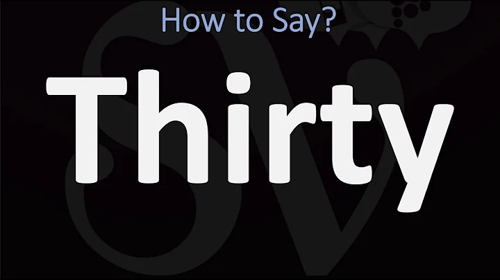 How to Pronounce Thirty? (2 WAYS!) UK/British Vs US/American English Pronunciation