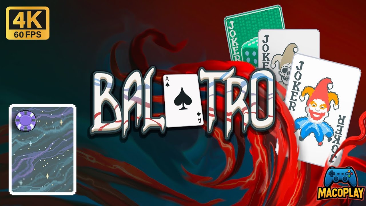 Balatro | Nebula Deck - Purple Stake (Silent 4K 60FPS)