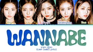 ITZY WANNABE Lyrics (Color Coded Lyrics)
