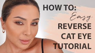 REVERSE CAT EYE MAKEUP STEP BY STEP | NINA UBHI Wealth
