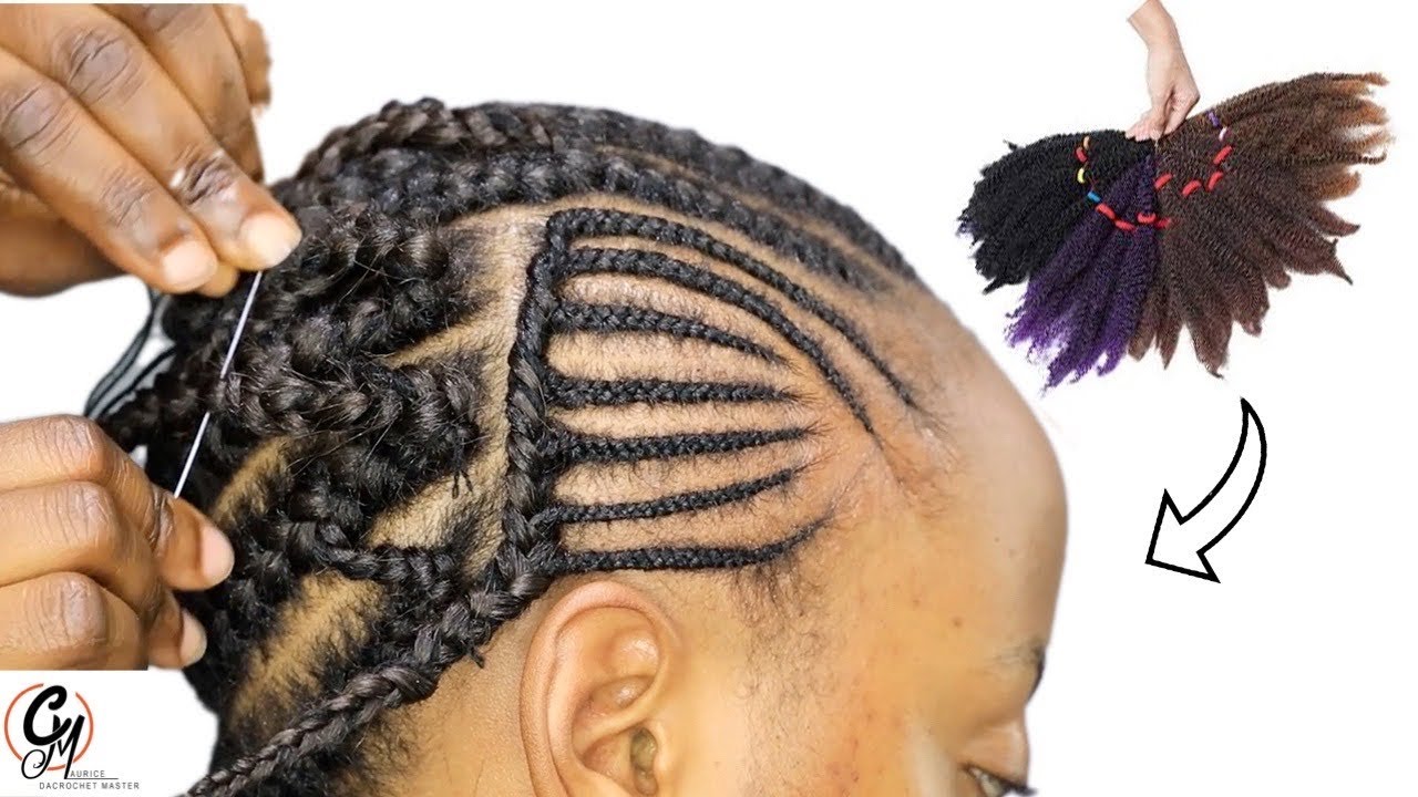 The Easiest & Quickest Method For This TikTok Trending Crochet Hairstyle | Beginners Friendly.