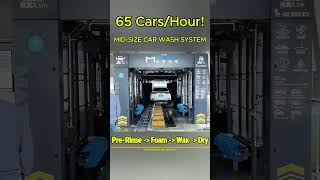 65 cars an hour in half the space? Perfect for gas stations and mid-size lots! 💧– Mattias Car Wash