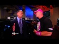 John Cena tries to console AJ Lee: Raw, Oct. 22, 2012