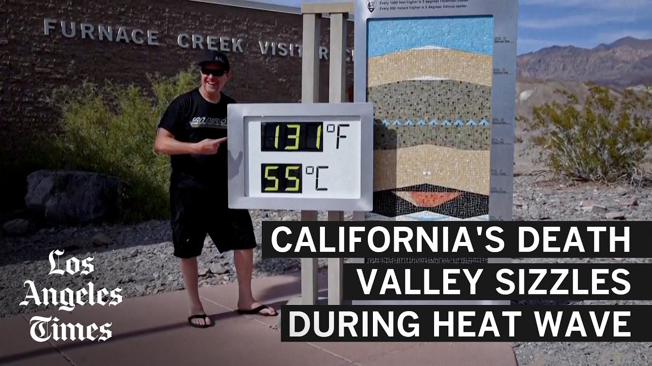 California's Death Valley sizzles during brutal heat wave - YouTube