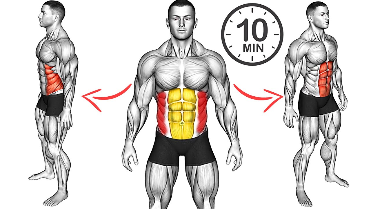10 Min Abdominal Workout without rest