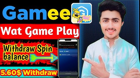 Gamee Mining Airdrop || Withdraw Spin balance || New Wat Game Play