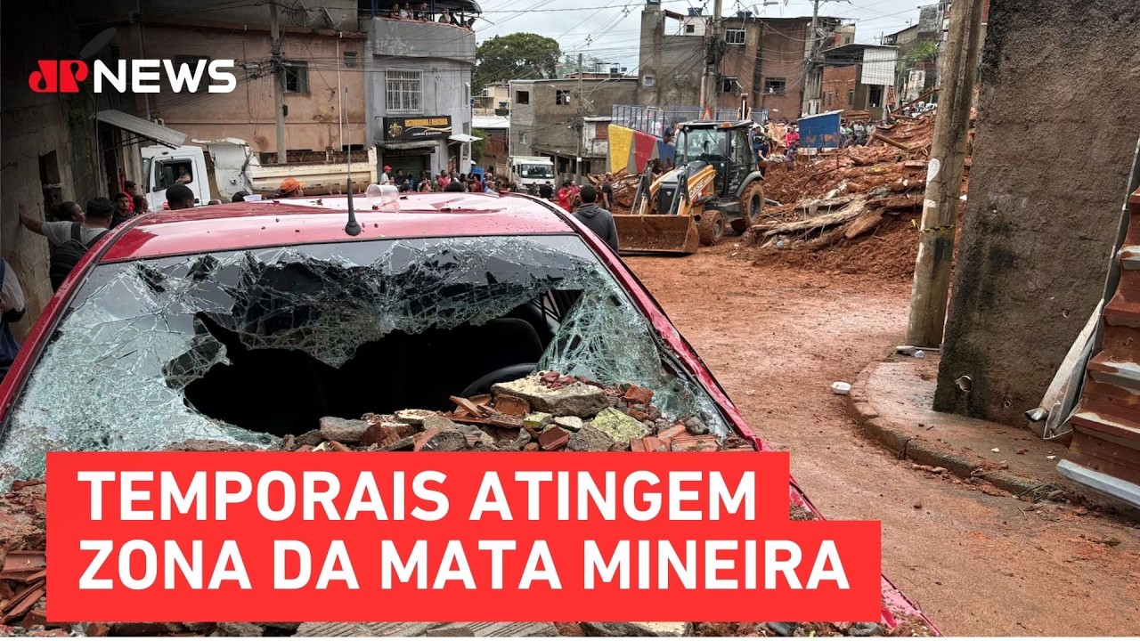 Chuvas deixam ao menos 31 mortos em Minas Gerais