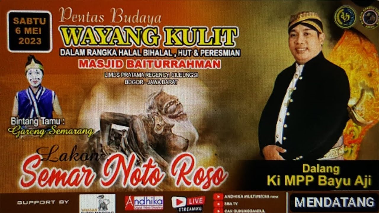 Pagelaran Wayang Kulit Lakon : 