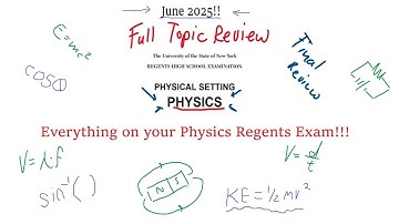 Ultimate Regents Physics Review | EVERYTHING YOU NEED TO KNOW (whole course review)