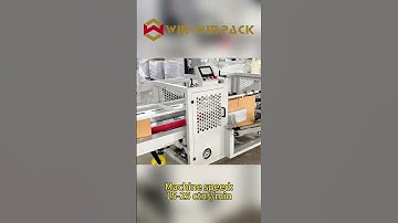 Vertical servo carton erector — 15–25 cartons/min, precise and efficient #cartonerector #shorts