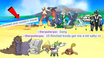 This is WHY you need to use a FLINCH team PART 1 - Pokemon Showdown Salt